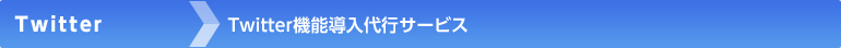 Twitter機能導入代行サービス